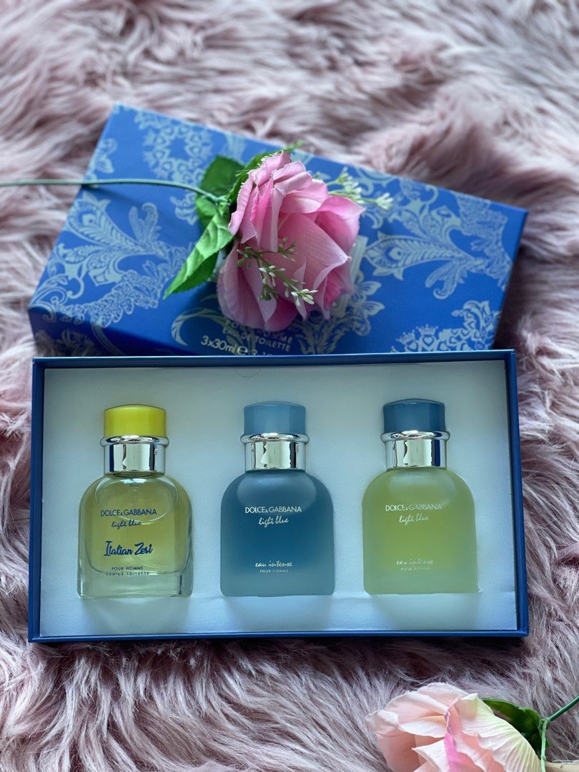 D&G Light Blue pour Homme 3 in 1