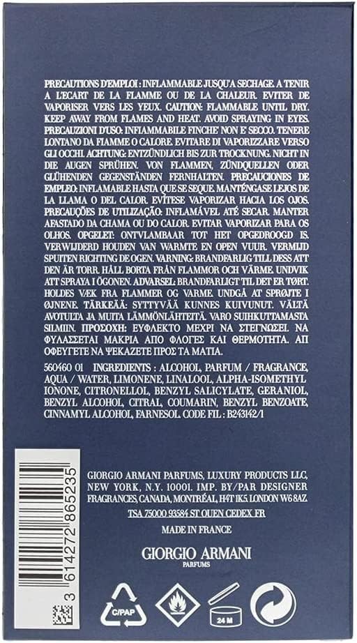 Giorgio Armani Acqua Di Gio Profondo Eau Parfum Perfume For Men (125ml)