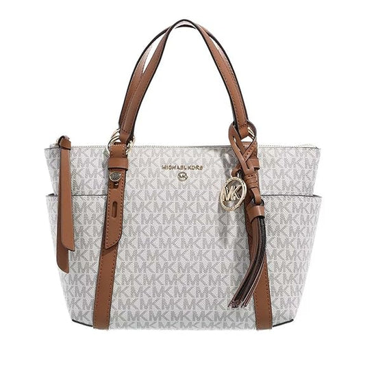 Michael Kors Sullivan Small Logo Top-Zip Tote Bag