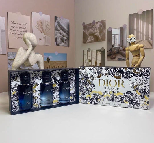 Dior perfume flower gift box wilderness sample three-piece set birthday gift festival Valentine's Day