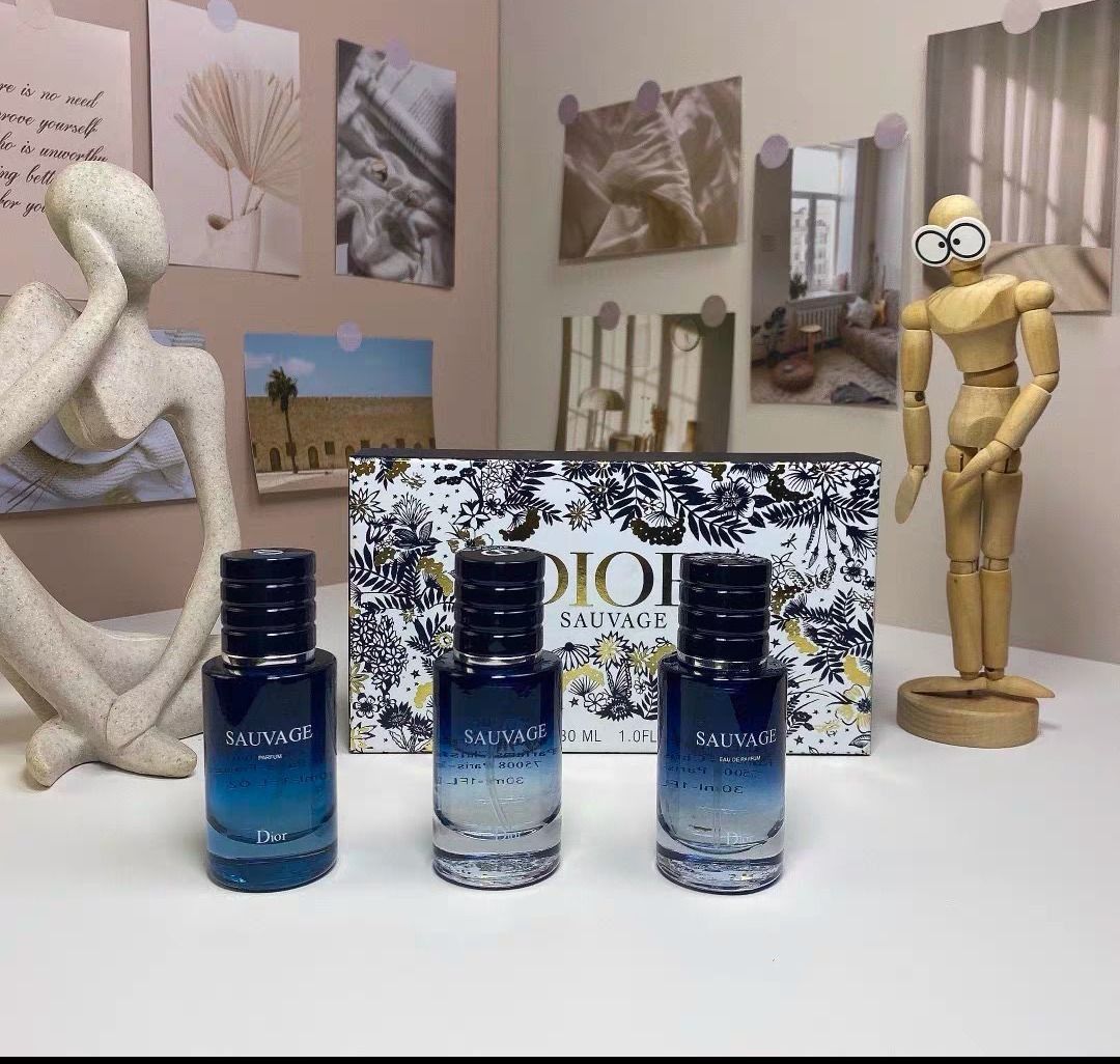 Dior perfume flower gift box wilderness sample three-piece set birthday gift festival Valentine's Day