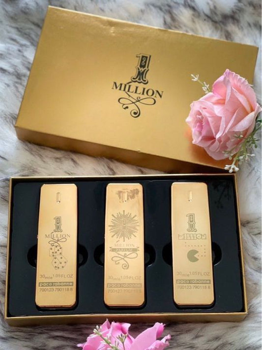 Paco Rabanne 1 Million parfum Combo Gift Set Of 3